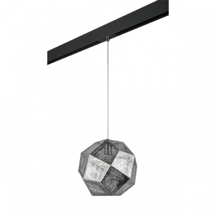 Трековый светильник Lightstar Fermo (724114+595007) PRO724114 в стиле арт-деко, цвет хром