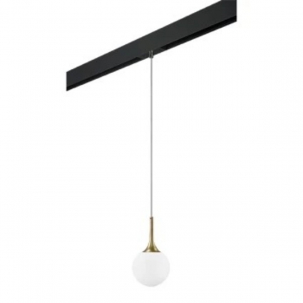 Трековый светильник Lightstar Globo (813012+595007) PRO813012 в стиле арт-деко, цвет золотой
