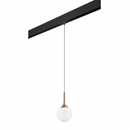 Трековый светильник Lightstar Globo (813013+595007) PRO813013 в стиле арт-деко, цвет шампань