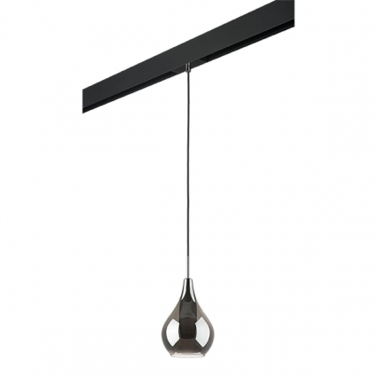 Трековый светильник Lightstar Pentola (803037+595007) PRO803037 в стиле арт-деко, цвет хром