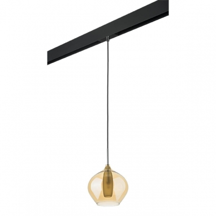 Трековый светильник Lightstar Pentola (803043+595007) PRO803043 в стиле арт-деко, цвет хром