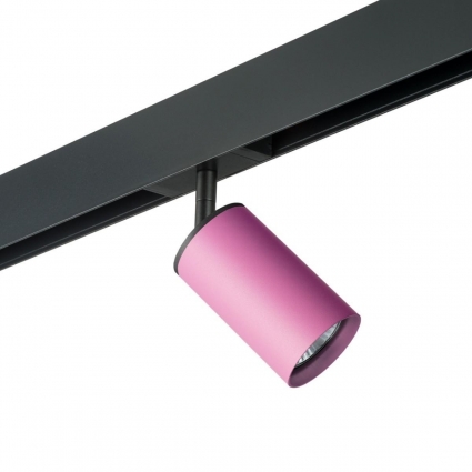 Трековый светильник Lightstar Rullo (214432+595057) PRO432 в стиле Хай-тек, цвет розовый