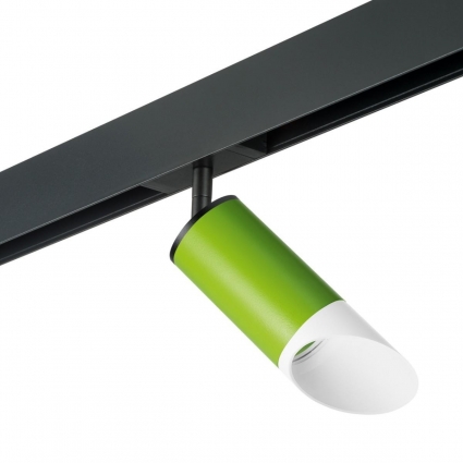 Трековый светильник Lightstar Rullo (214434+595057+201436) PRO43436 в стиле Хай-тек, цвет зеленый