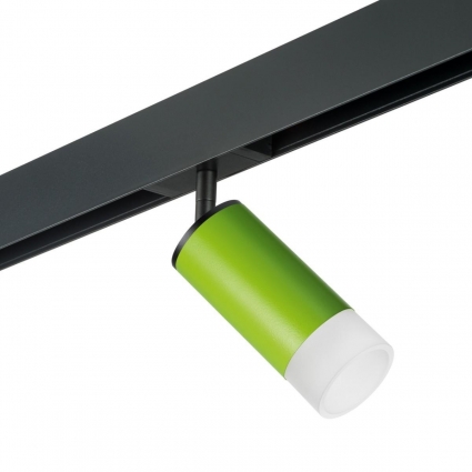 Трековый светильник Lightstar Rullo (214434+595057+202431) PRO43431 в стиле Хай-тек, цвет зеленый