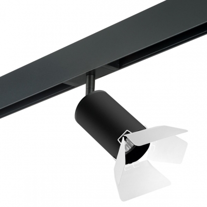 Трековый светильник Lightstar Rullo (214437+595057+202436) PRO437436 в стиле Хай-тек, цвет черный