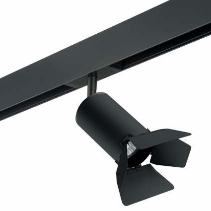 Трековый светильник Lightstar Rullo (214437+595057+202437) PRO437437 в стиле Хай-тек, цвет черный