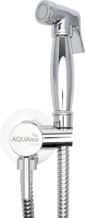 Гигиенический душ AQUAme AQM 6010CR со смесителем, С ВНУТРЕННЕЙ ЧАСТЬЮ, хром в стиле ретро