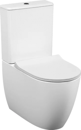 Унитаз-компакт VitrA Sento Rim-Ex 9830B003-7203 с микролифтом, 37.5x65 см