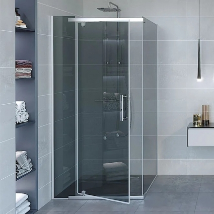 Душевой уголок Erlit Comfort ER10110H-C4 100x100 квадратный, двери распашные