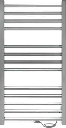 Полотенцесушитель электрический Indigo Attic Romb LСLATCRE100-50Rt серебристый нержавеющая сталь, лесенка