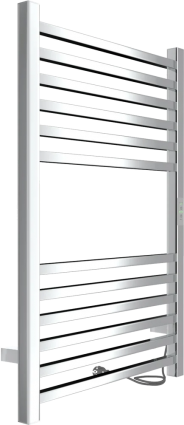 Полотенцесушитель электрический Indigo Attic LСLATCE80-50Rt серебристый нержавеющая сталь, лесенка