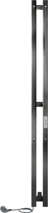 Полотенцесушитель электрический Indigo Style Pro LSPRE120-10Rt серебристый нержавеющая сталь, лесенка