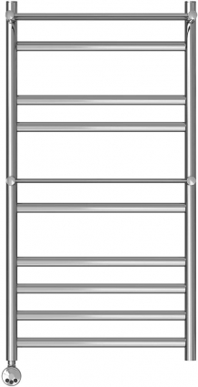Полотенцесушитель электрический Point Артемида PN14150PE 50x100, c полкой, хром, лесенка