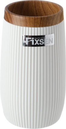 Стакан Fixsen White Boom FX-412-3 белый в современном стиле