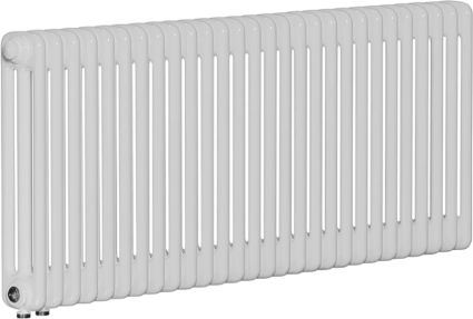 Радиатор стальной Rifar Tubog 565 28 секций, 3-трубчатый, белый, DV1, 128.8x10.7x28 см