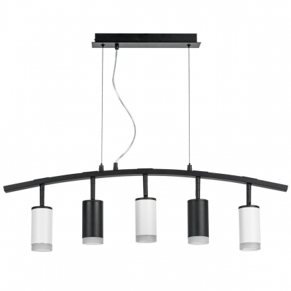 Подвесная люстра Lightstar Rullo (571735+214437-2+214436-3+202430-5) LR7353723630 в стиле Хай-тек, цвет черный