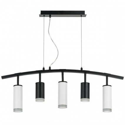 Подвесная люстра Lightstar Rullo (571735+214437-2+214486-3+202430-5) LR7353728630 в стиле Хай-тек, цвет черный