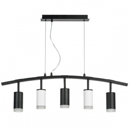 Подвесная люстра Lightstar Rullo (571735+214437-3+214436-2+202430-5) LR7353733620 в стиле Хай-тек, цвет черный