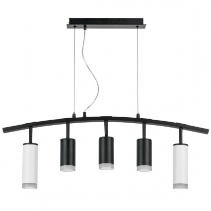 Подвесная люстра Lightstar Rullo (571735+214437-3+214486-2+202430-5) LR7358623730 в стиле Хай-тек, цвет черный