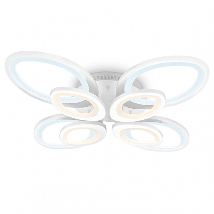Потолочная светодиодная люстра Ambrella light Acrylica Original FA4493 в стиле Хай-тек, цвет белый