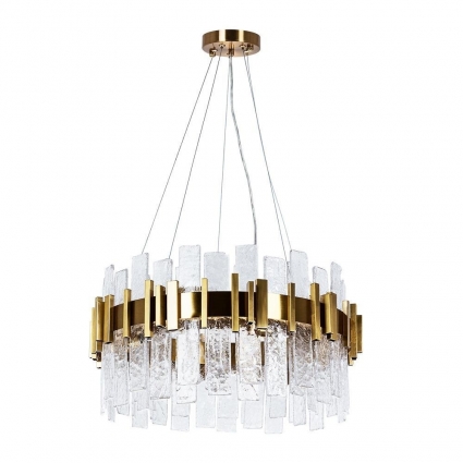 Подвесная люстра Arte Lamp ALYA A1053SP-10PB цвет медь, мощность 400 Вт
