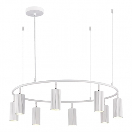 Подвесная люстра ST Luce KENDO SL1213.503.08 цвет белый, мощность 40 Вт