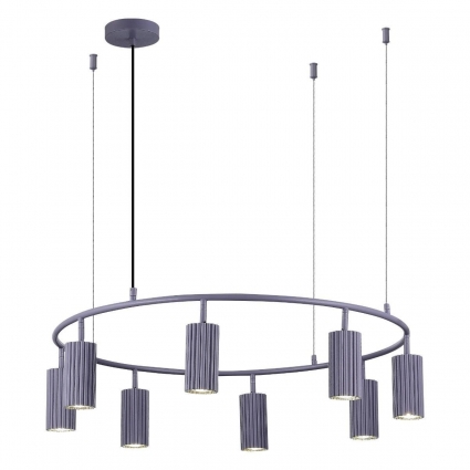 Подвесная люстра ST Luce KENDO SL1213.703.08 цвет серый, мощность 40 Вт