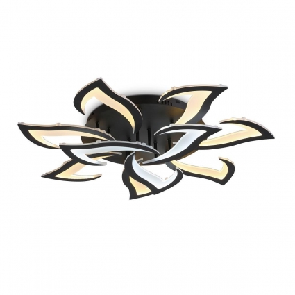Потолочная светодиодная люстра Ambrella light Acrylica Original FA4474 цвет черный, мощность 112 Вт