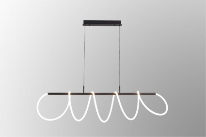 Подвесной светодный светильник Arte Lamp Klimt A2850SP-75BK в стиле Хай-тек, цвет черный