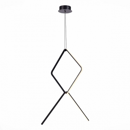 Подвесной светодиодный светильник ST Luce GAIA SL6113.443.01 в стиле Хай-тек, цвет черный