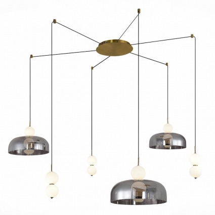 Подвесной светодиодный светильник ST Luce ODE SL6112.202.42 в стиле модерн, цвет золотой