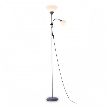 Торшер Ambrella light Traditional TR97626 цвет серебро, мощность 80 Вт