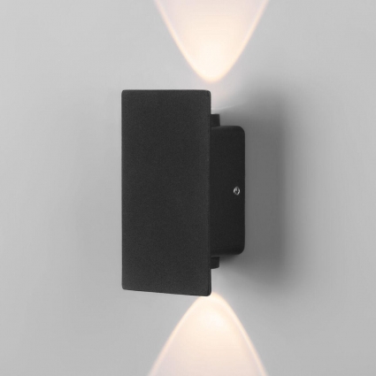 Уличный настенный светодиодный светильник Elektrostandard Mini Light 35154/D черный a060883 в стиле модерн, цвет черный