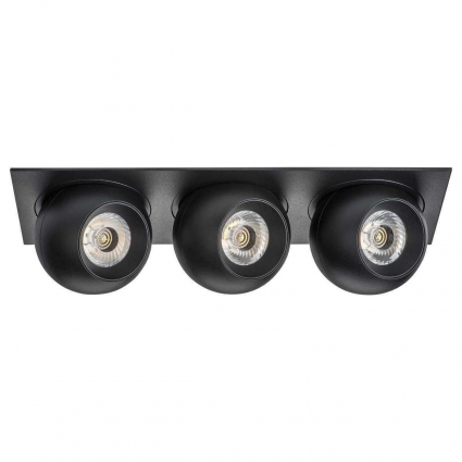 Встраиваемый светодиодный спот Lightstar Urbano (217537+217074+217074+217074) i537747474 в стиле Хай-тек, цвет черный