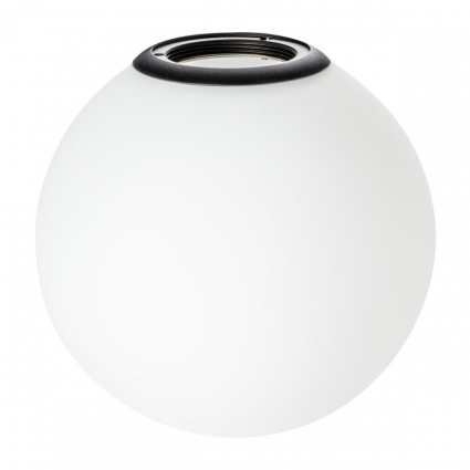 Плафон с черным металлическим кольцом Lightstar Teta 595120, цвет матовый