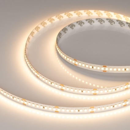 Светодиодная лента Arlight 17,6W/m 192LED/m 2835SMD теплый белый 5M RT-A192-10mm 24V Warm2700 038776, цвет белый, мощность 88 Вт
