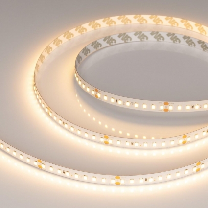 Светодиодная лента Arlight 7,7W/m 144LED/m 2835SMD теплый белый 5M RT-A144-10mm 24V Warm2700 038781, цвет белый, мощность 38.5 Вт
