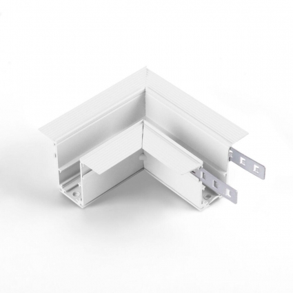 Коннектор угловой для встраиваемого шинопровода Elektrostandard Slim Magnetic 85092/00 a061239 в стиле Хай-тек, цвет белый
