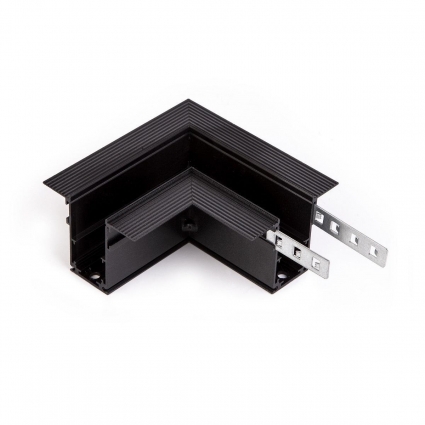 Коннектор угловой для встраиваемого шинопровода Elektrostandard Slim Magnetic 85092/11 a062192 в стиле Хай-тек, цвет черный