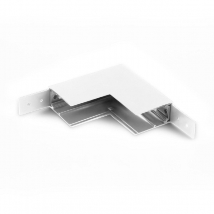 Коннектор угловой для накладного шинопровода Elektrostandard Slim Magnetic 85091/11 a062191 в стиле Хай-тек, цвет белый