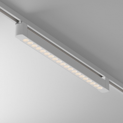 Трековый светодиодный светильник Maytoni Technical Points Rot TR010-1-20W3K-M-W в современном стиле, цвет белый