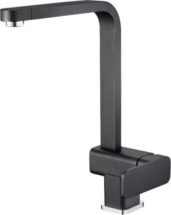 Смеситель для кухни Emar Quartz 3014.12 Оникс однорычажный, черный