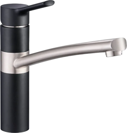 Смеситель для кухни Emar Quartz 3011.12 Оникс однорычажный, длина излива 21.6 см