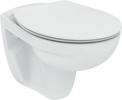 Унитаз подвесной Ideal Standard Tirso R034301 безободковый, с микролифтом, белый, 35.5x52 см