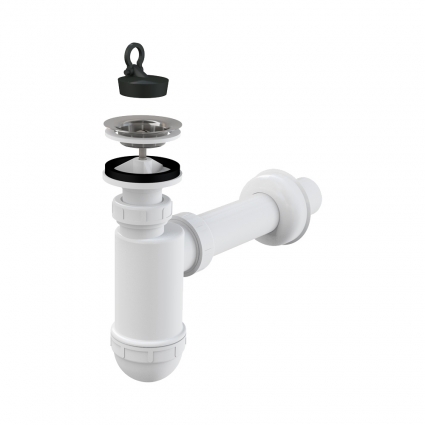 Сифон для раковины AlcaPlast A41(AG210512140) хром