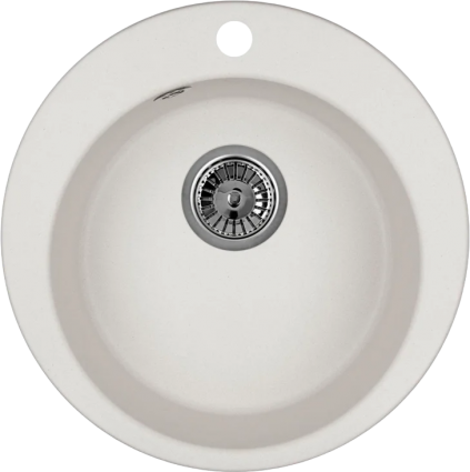 Мойка кухонная Emar Quartz EMQ-1475.C Агат матовая, круглая, 47.5x47.5 см