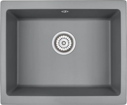 Мойка кухонная Emar Quartz EMQ-1555.P Алмаз матовая, прямоугольная, 55.5x46 см