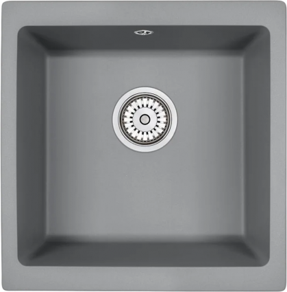 Мойка кухонная Emar Quartz EMQ-1455.P Алмаз матовая, квадратная, 45.5x46 см
