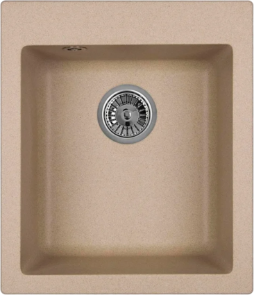 Мойка кухонная Emar Quartz EMQ-1415.Q Сардоникс матовая, прямоугольная, 41.5x49 см