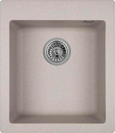 Мойка кухонная Emar Quartz EMQ-1415.Q Барит матовая, прямоугольная, 41.5x49 см